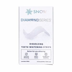 SNOW Diamond Series Dissolving Teeth Whitening Strips 42 Strips NEW